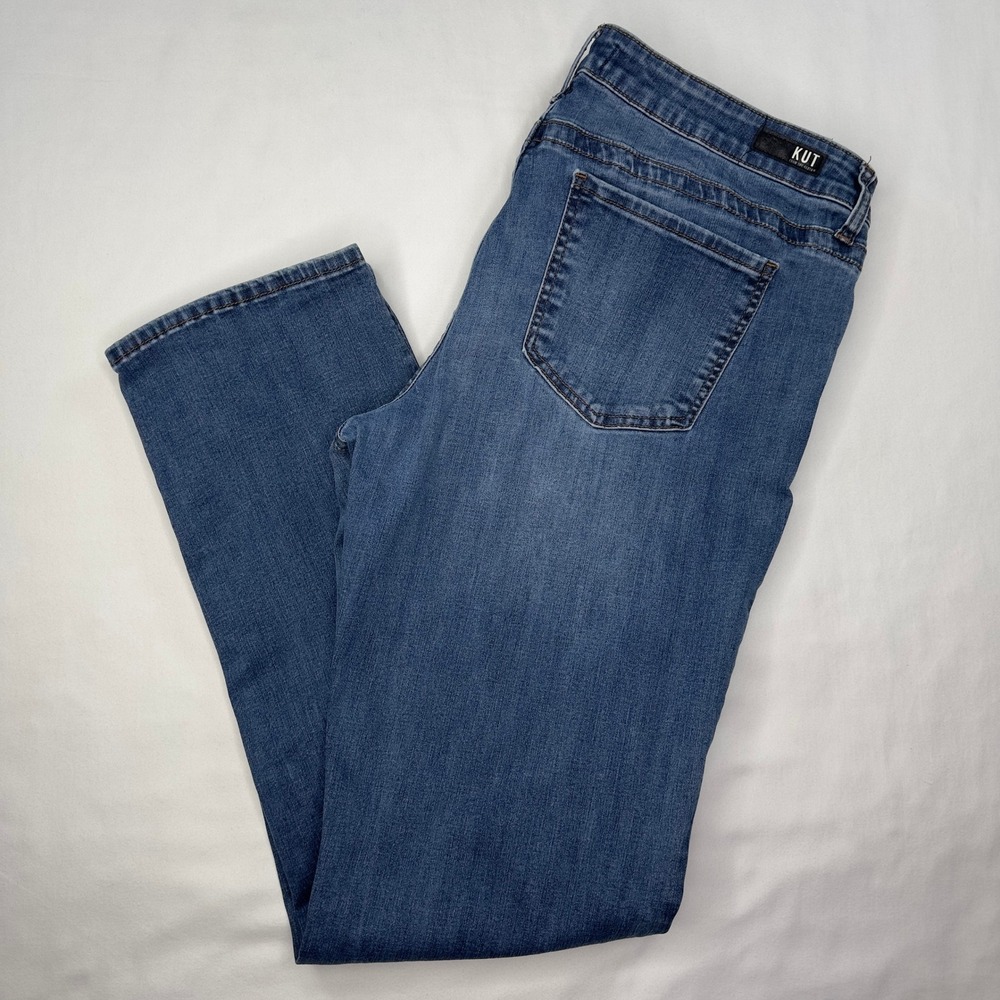 Kut From The Cloth Jeans Womens 16 Blue Denim Stretch